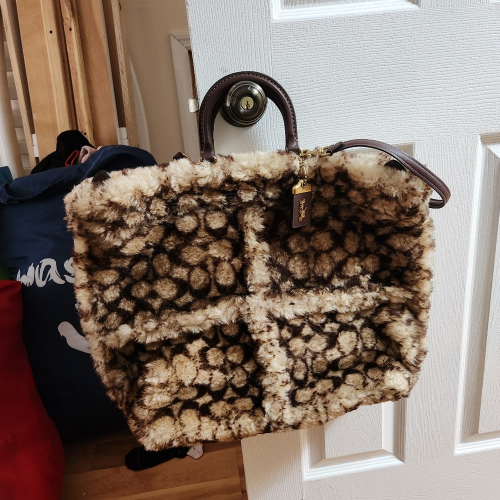 Coach fur bag